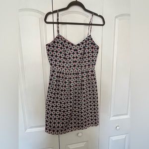 J. Crew Blue & Pink Floral Print Summer Dress | Size 6